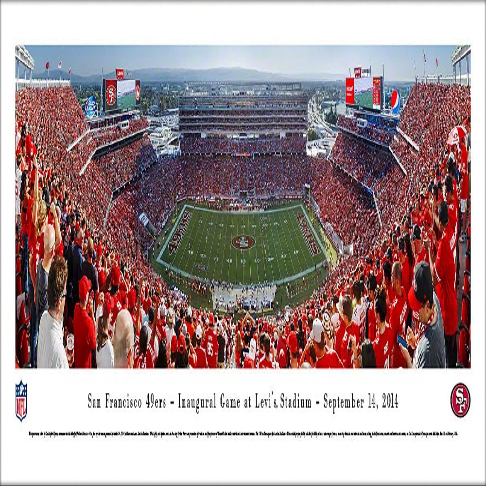Blakeway Worldwide Panoramas, Inc. San Francisco 49ers - Inaugural Game at Levi'S Stadium - Panoramic Print