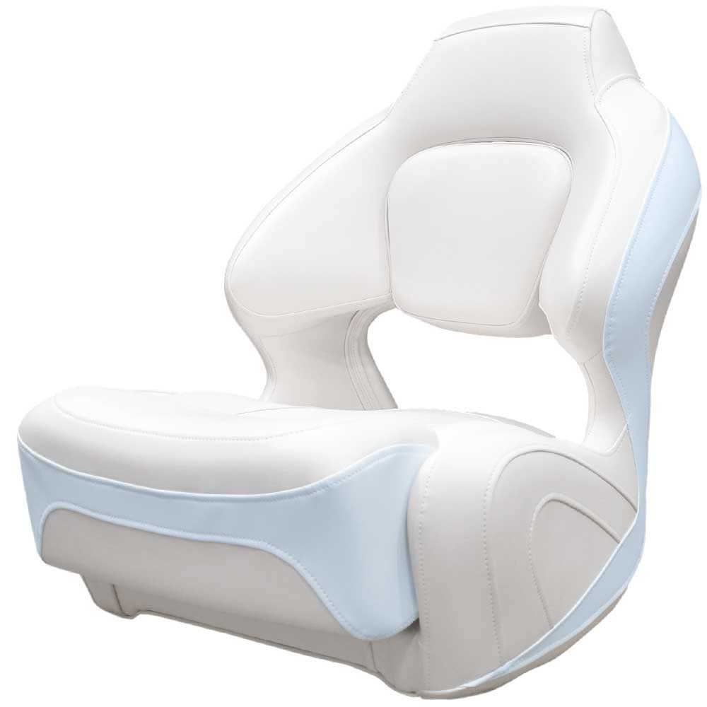 Chaparral Boat Helm Seat 31.00739 | 224 SSI Bolster White Ice Blue