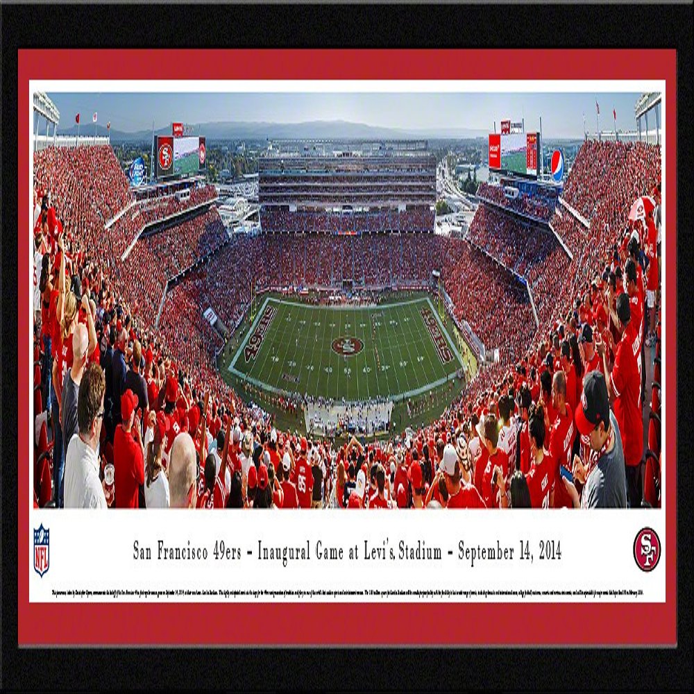 Blakeway Worldwide Panoramas, Inc. San Francisco 49ers - First Game at Levi's Stadium - Panoramic Print