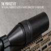 Monstrum Flexible Fit Universal Scope Sunshade | 54-62 mm Diameter view 2