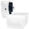 BoxWave Case Compatible with InnJoo Vision - Elite Leather Messenger Pouch, Synthetic Leather Cover Case Envelope Design - Ivory White view 2