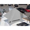 SOGEMAN Light Gray Hatch Umbrella for Sailboat | Protect open hatch from rain and sun view 2