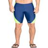 Tuga Men's Snorkel Jammer Short, UPF 50+, Made in USA, Navy/Neon Green, 3XL view 1