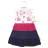Hudson Baby Baby Girls Cotton Dresses, Pink Navy Floral, 6 Years view 2