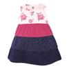 Hudson Baby Baby Girls Cotton Dresses, Pink Navy Floral, 6 Years view 3