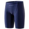 MY KILOMETRE Boys' Jammer Swimsuit with Drawstring Training Swimwear for Kids Endurance Boys Youth Swim Shorts Kids Swimsuit (Navy, X-Large) view 1