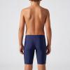 MY KILOMETRE Boys' Jammer Swimsuit with Drawstring Training Swimwear for Kids Endurance Boys Youth Swim Shorts Kids Swimsuit (Navy, X-Large) view 2