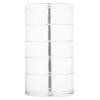 TOPBATHY Clear Jewelry Organizer Jewelry Organizer Rotatable Jewelry Box Multi- layer Earring Holder Clear Storage Box for Earrings Necklaces Bracelets Rings Belt Organizer view 1
