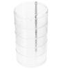 TOPBATHY Clear Jewelry Organizer Jewelry Organizer Rotatable Jewelry Box Multi- layer Earring Holder Clear Storage Box for Earrings Necklaces Bracelets Rings Belt Organizer view 4