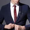 Men's Crystal Brooch Lapel Pin Badge Hanging Chains Collar Brooches Pin for Career Suit Tuxedo of Shirts Tie Hat Scarf for Boyfriend Father Birthday (Purple) view 3