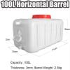 LICOME Travel Outdoor Multifunctional Water Tank Car Portable Hand Bucket Camping & Hiking Storage Container Emergency(100L) view 2