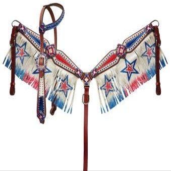 Showman Red/ White/ Blue Patriotic Fringe Set