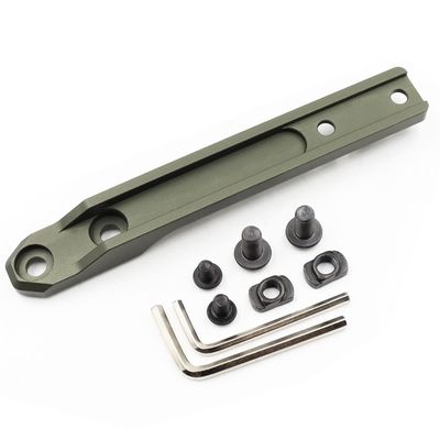 Jmtac Mlok Inline Scout Mount Low Profile Weapon Light Mount Aluminum, for M300 & M600 & HL-X Series Mlok Flashlight Mount (ArmyGreen)