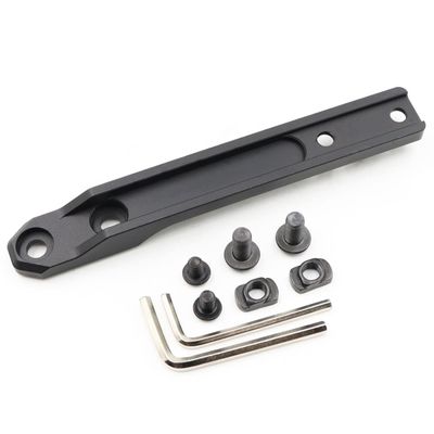 Jmtac Mlok Inline Scout Mount Low Profile Weapon Light Mount Aluminum, for M300 & M600 & HL-X Series Mlok Flashlight Mount (Black)