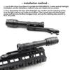Jmtac Mlok Inline Scout Mount Low Profile Weapon Light Mount Aluminum, for M300 & M600 & HL-X Series Mlok Flashlight Mount (Black) view 3