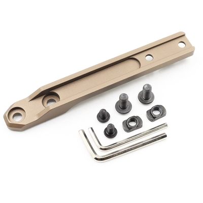 Jmtac Scout Light Mount Mlok Low Profile Inline Scout Mount Aluminum, for M300 & M600 & HL-X Series Weapon Light Mount (Tan)