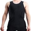 Jellybro Padded Sleeveless Shirt Chest Rib Protector Protective Shir Vest for Football Rugby Paintball view 1