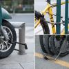 ROCKBROS Folding Bike Lock with Mount - Heavy Duty Anti Theft 4-Digit Foldable Lock view 4