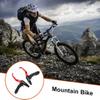 Bike Brake Handle 1 Pair Universal Aluminum MTB & Mountain Bicycle Brake Levers Diameter 22.3mm Front & Rear Brake Levers Drop Handlebar Set (Red) view 2