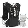 IX INOXTO Running Hydration Vest for Men & Women - 3L Water Backpack for Trail Running, Marathon, Race & Hiking (Black-White) view 1