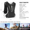 IX INOXTO Running Hydration Vest for Men & Women - 3L Water Backpack for Trail Running, Marathon, Race & Hiking (Black-White) view 2