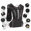 IX INOXTO Running Hydration Vest for Men & Women - 3L Water Backpack for Trail Running, Marathon, Race & Hiking (Black-White) view 3