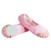 Ballet Shoes Canvas Dance Yoga Shoes Slip on Soft Bottom Anti-Slip Leather Split Sole for Girl Child Women,Pink,2.5 view 1