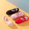Ballet Shoes Canvas Dance Yoga Shoes Slip on Soft Bottom Anti-Slip Leather Split Sole for Girl Child Women,Pink,2.5 view 3