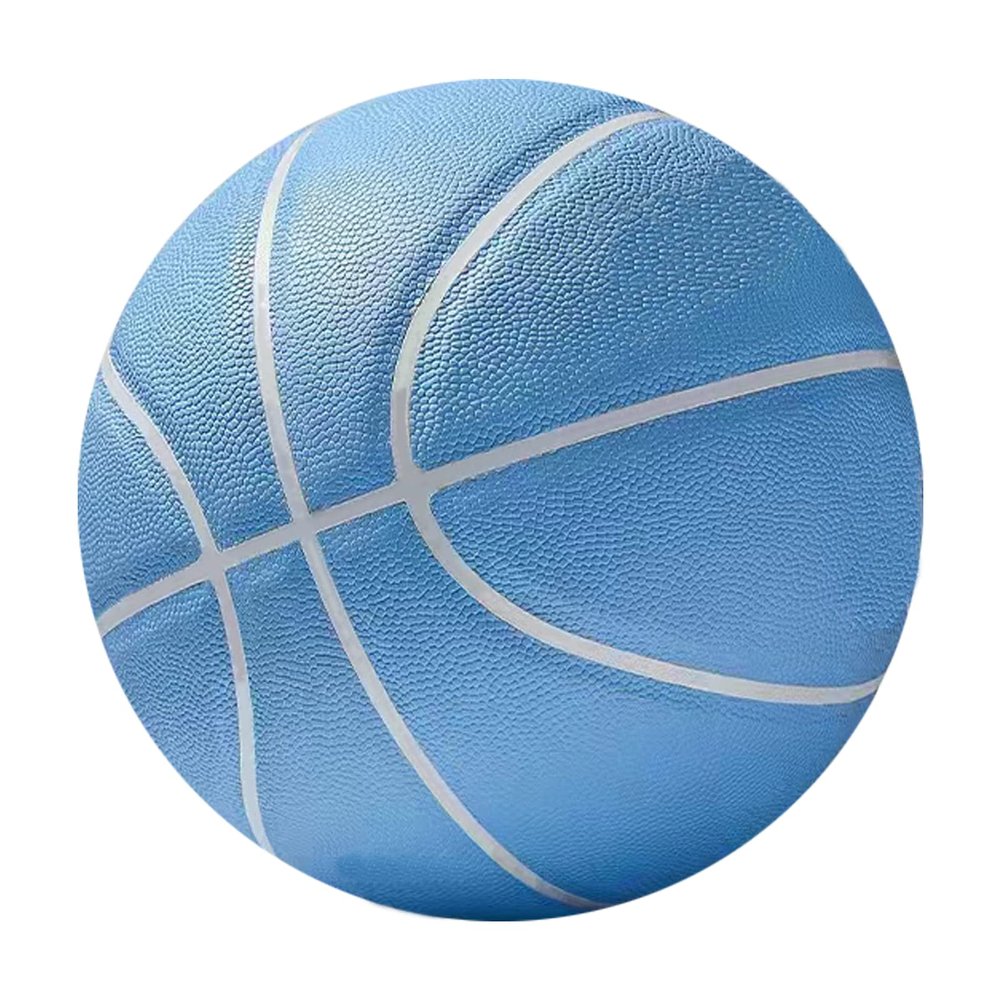 MINDCOLLISION Adult Size 7 Standard Professional Basketball, Moisture-Absorbing and Wear-Resistant, Suitable for Indoor and Outdoor Training and Competition,Blue