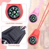 25 Pack Compass for Kids Bulk,Childrens Mini Compasses for Classroom,Boy Scout Compass Party Favor Pocket,Hiking and Survival view 3