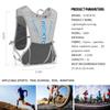 IX INOXTO Running Hydration Vest for Men Women Water Backpack for Running 3L Running Hydration Pack for Trail Running Marathon Race Hiking (Grey Blue) view 2