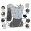 IX INOXTO Running Hydration Vest for Men Women Water Backpack for Running 3L Running Hydration Pack for Trail Running Marathon Race Hiking (Grey Blue) view 3