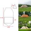 Vilemoon Tent 3-4 Person Camping Tents, Waterproof Family Tent with Screen Room, Double Layer, Easy Set Up, Portable with Carry Bag (Brown) view 2