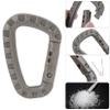 16 Pack Tactical Carabiners Keychain D Rings Spring Snap Gear Clip Utility Hooks Backpack Hanging Buckle Travelling for Camping view 2