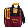 KR Strikeforce Officially Licensed NFL Single Bowling Ball Tote Bag with Shoe Compartment (Washington Commanders) view 1