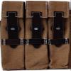 German Reproduction WW2 MP38/MP40 Ammunition Magazine Pouch Set Khaki view 2