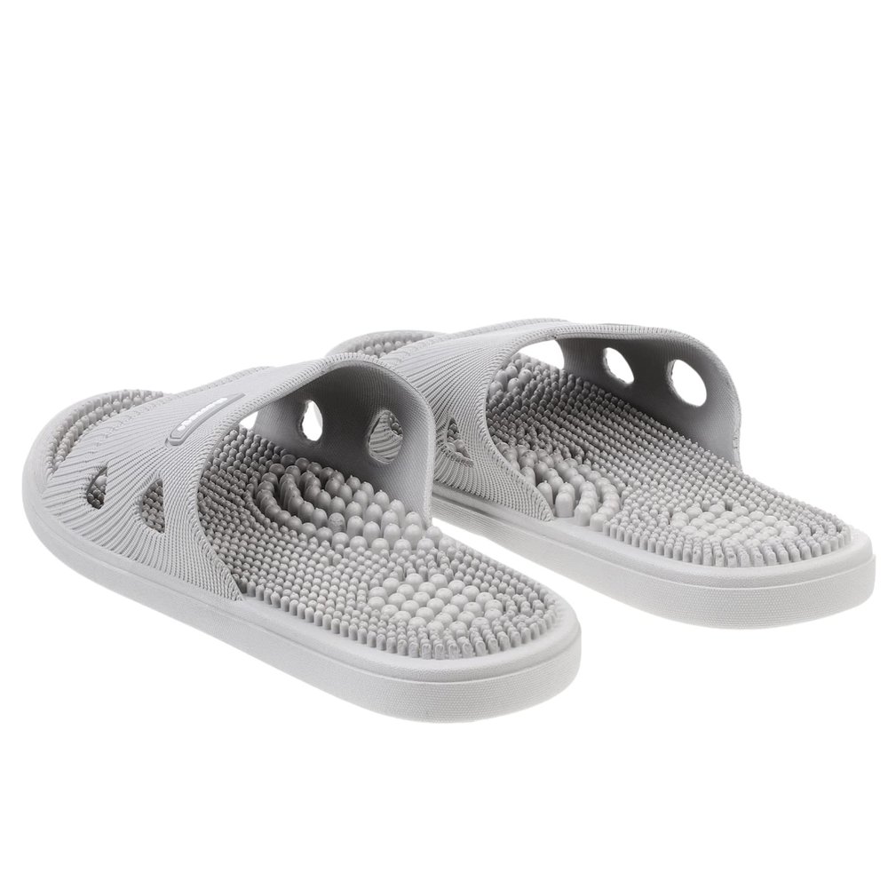 Milisten Mens House Slippers Women House Slippers Foot Massage Summer Home Non- Elastic Unisex Sandals for Shower Indoor (Grey, 42-43) Mens Women