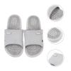 Milisten Mens House Slippers Women House Slippers Foot Massage Summer Home Non- Elastic Unisex Sandals for Shower Indoor (Grey, 42-43) Mens Women view 3