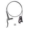 Cyclon MTB Hydraulic Disc Brakes Set, Black/Red Aluminum Alloy Hydraulic Brakes for Mountain Bike Left Front 1000mm Right Rear 1700mm Hydraulic Bicycle Brakes with is/PM Adapter Fit 160mm Rotor view 1