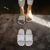 Milisten Non Slip Mens Slippers Summer Household Indoor Footwear with Massaging Soft Sole Unisex Sandals for Shower and Home Use Light Grey Size 8-9 view 3