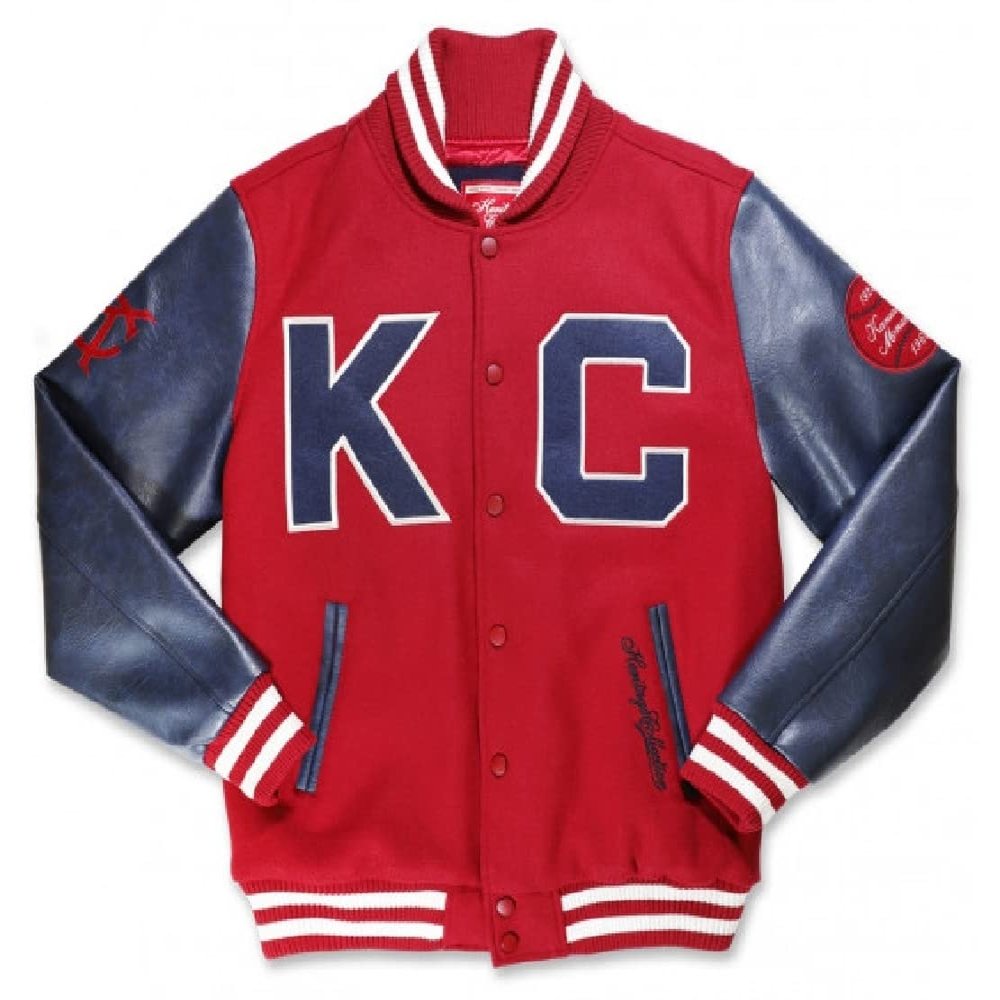 Big Boy Headgear NLBM Negro Leagues Heritage Wool Baseball Jacket Kansas City Monarchs [4XL]