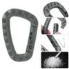 16 Pack Tactical Carabiners Keychain D Rings Spring Snap Gear Clip Utility Hooks Backpack Hanging Buckle Travelling for Camping view 2