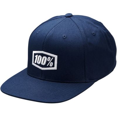 100% Corpo Classic Snapback Hat (NAVY)