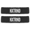 1 Pair Nxtrnd Bicep Bands, Sweat-Absorbent Arm Sweatbands, Football Accessory (Black)