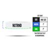 1 Pair Nxtrnd Bicep Bands, Sweat-Absorbent Arm Sweatbands, Football Accessory (White) view 4