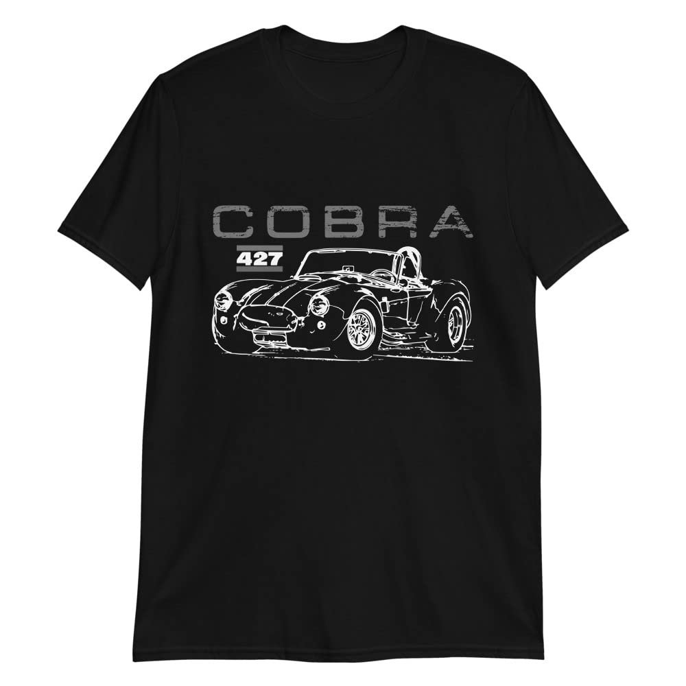 1965 high-Performance Pony car Cobra CSX4000 Series Collector Car Short-Sleeve Unisex T-Shirt Black