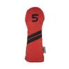 Sunfish Red and Black Leather Golf Club Headcover Fairway 5 Wood view 1
