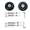 Byaning 2 Sets Luggage Suitcase Wheels Replacement,60/64/68/70/75/78mm Inline Outdoor Skate Replacement Wheels,Rubber Swivel Caster Wheels Repair Kits (OD:68 W:24 ID:6 Axles: 35) view 2