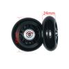 Byaning 2 Sets Luggage Suitcase Wheels Replacement,60/64/68/70/75/78mm Inline Outdoor Skate Replacement Wheels,Rubber Swivel Caster Wheels Repair Kits (OD:68 W:24 ID:6 Axles: 35) view 4