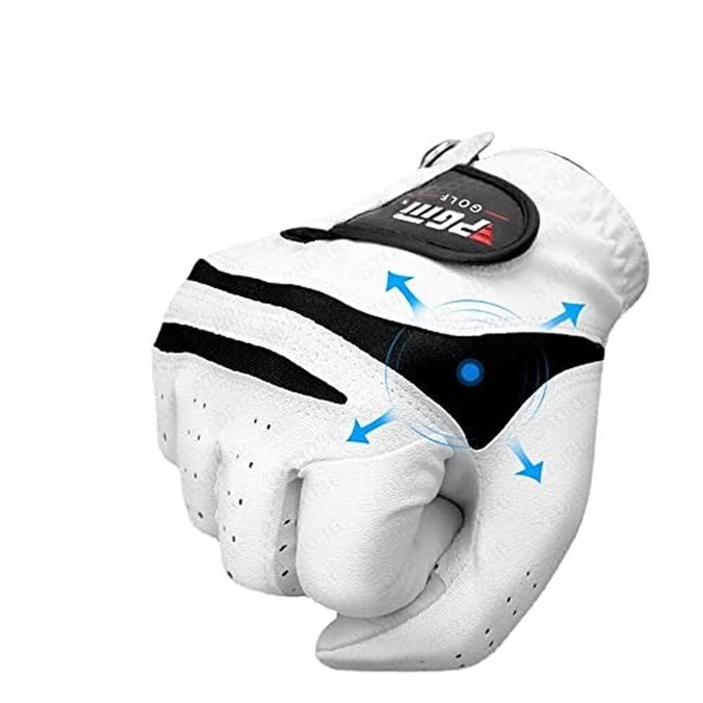 Biggold 1 PC Left Hand Right Handed Mens Golf Gloves Sheepskin Leather Anti-Slip Glove Men's Outdoor Sport Gloves (Right Hand,25)